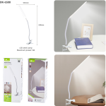 lampa led home dk-6500, cu clema de prindere, brat flexibil, alimentare usb, lumina alba, 5w