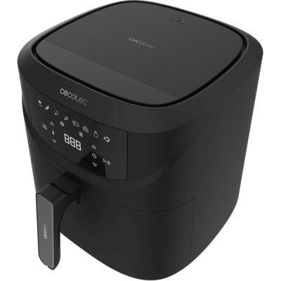 friteuza cu aer cald, fara ulei cecotec cecofry absolute 7600, 2000w, 7.6l, control tactil, 8 programe presetate