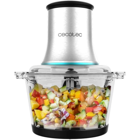 tocator cecotec chopbeat 2000, 500w, 4 lame inox, vas 500g, 2 viteze