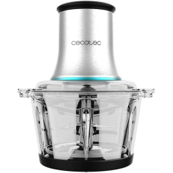 tocator cecotec chopbeat 2000, 500w, 4 lame inox, vas 500g, 2 viteze