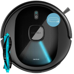 robot de aspirare conga 7490 immortal x-treme, 4 in 1, 2600 pa, laser, autonomie 120 minute, rezervor lichide si praf, functie m