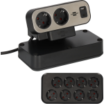 prelungitor pentru birou brennenstuhl estilo duplex desktop, 10 prize, 1 usb, 1 usb-c 30w, 2m prelungitor pentru birou brennenstuhl estilo duplex desktop, 10 prize, 1 usb, 1 usb-c 30w, 2m