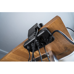 prelungitor pentru birou brennenstuhl estilo duplex desktop, 10 prize, 1 usb, 1 usb-c 30w, 2m