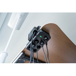 prelungitor pentru birou brennenstuhl estilo duplex desktop, protectie la supratensiune, 9 prize, 1 usb, 1 usb-c 30w, 2m