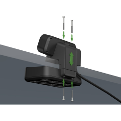 prelungitor pentru birou brennenstuhl estilo duplex desktop, protectie la supratensiune, 9 prize, 2x module keystone, 2m