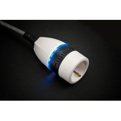 cordon prelungitor textil brennenstuhl, comutator rotativ luminat, 5m