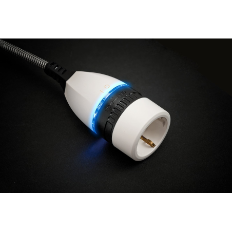 cordon prelungitor textil brennenstuhl, comutator rotativ luminat, 5m