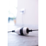 cordon prelungitor textil brennenstuhl, comutator rotativ luminat, 5m