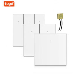 intrerupator smart rovo 1081wl, 1 canal, wifi si bluetooth, tuya, life smart, alexa si google assistant, fara nul