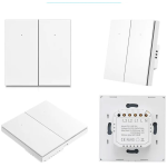 intrerupator smart rovo 1081wl, 1 canal, wifi si bluetooth, tuya, life smart, alexa si google assistant, fara nul