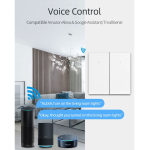 intrerupator smart rovo 1081wl, 1 canal, wifi si bluetooth, tuya, life smart, alexa si google assistant, fara nul