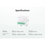 releu smart wifi sonoff minir4m extreme - matter
