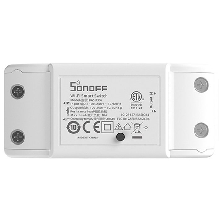 releu smart sonoff basicr4, wi-fi, 10a