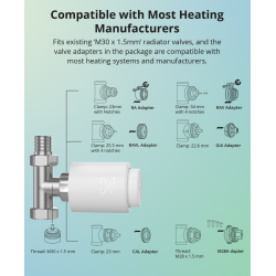 cap termostatic  inteligent sonoff trvzb, zigbee 3.0 pentru calorifer