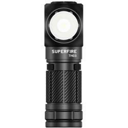 lanterna multifunctionala led superfire th03, usb, 460lm, 104m, incarcare usb-c, suport cap, prindere magnetica