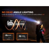 lanterna multifunctionala led superfire th03, usb, 460lm, 104m, incarcare usb-c, suport cap, prindere magnetica