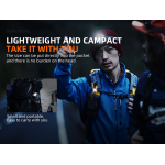 lanterna multifunctionala led superfire th03, usb, 460lm, 104m, incarcare usb-c, suport cap, prindere magnetica