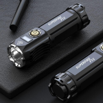 lanterna led superfire f15, 2000lm, 300m, 3700mah, incarcare usb-c, 36w