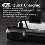 lanterna led superfire f15, 2000lm, 300m, 3700mah, incarcare usb-c, 36w