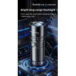 lanterna led superfire y2, zoom, 1400lm, 1000m, incarcare usb-c, lumina fata, spate, 20w lanterna led superfire y2, zoom, 1400lm, 1000m, incarcare usb-c, lumina fata, spate, 20w