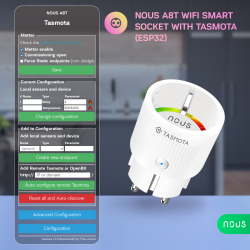 priza inteligenta wifi nous a8t, 10a - tasmota, esp32