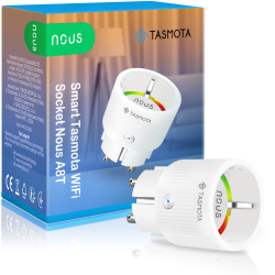 set 4 prize inteligente wifi nous a8t, 10a - tasmota, esp32