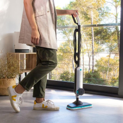 mop cu aburi cecotec hydrosteam 3030 active, 1500 w, 0.33 l, debit abur 30 g min, 3 niveluri