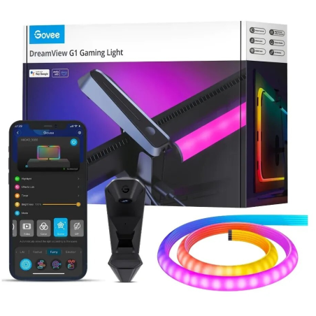 banda led govee h604b dreamview g1, rgbic, wi-fi, suport pentru control vocal, peste 42 de moduri de scena