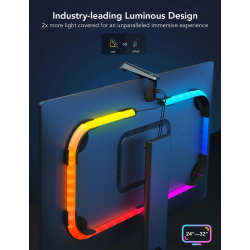 banda led govee h604b dreamview g1, rgbic, wi-fi, suport pentru control vocal, peste 42 de moduri de scena