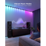 banda cu spoturi led govee rgbic string downlights, h608b, 3m, wi-fi, sincronizare muzica