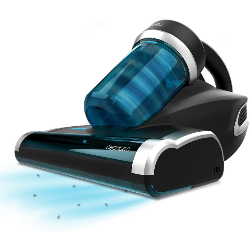 aspirator uv de pat antiacarieni cecotec conga 7000, 700w, 12000pa, aer cald