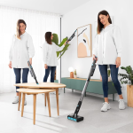 matura electrica aspirator de mana 2 in1 cecotec 2100 twice max, perie dubla, 20 kpa, 210 w, 45 minute, accesorii incluse