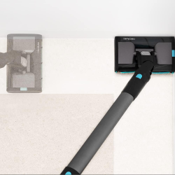 matura electrica aspirator de mana 2 in1 cecotec 2100 twice max, perie dubla, 20 kpa, 210 w, 45 minute, accesorii incluse