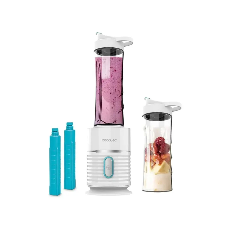 blender cecotec power titanium 500 easygo, 500w, 2 recipiente 600ml, 2 tuburi frigorifice