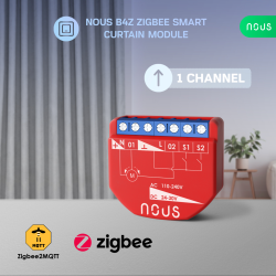 releu inteligent pentru perdele si draperii nous b4z zigbee, 1 canal