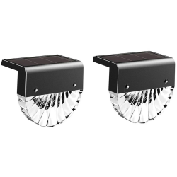 set 2 lampi solare led rovo cd916, 2 moduri, lumina alb-cald, multicoloara