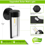 set 2 lampi solare led rovo xhl-651, lumina alb cald