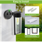 set 2 lampi solare led rovo xhl-651, lumina alb cald