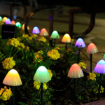 set 30 lampi solare led rovo 01-rgb, ciupercute, lumina multicolora, 6.5m, 8 moduri