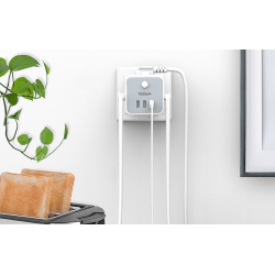 prelungitor tip cub tessan ts-301-de-c, 3 prize, 2 x usb a, 1 x usb-c