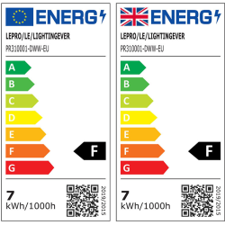 lampa de birou led lepro pr310001 control touch, 3 moduri, 9w, 800 lumeni, alb