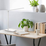 lampa de birou led lepro pr310003 control touch, 3 moduri, 15w, 655 lumeni, usb, alb