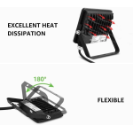 set 2 proiectoare de podea led rgb lepro, telecomanda , 50w, ip65 waterproof