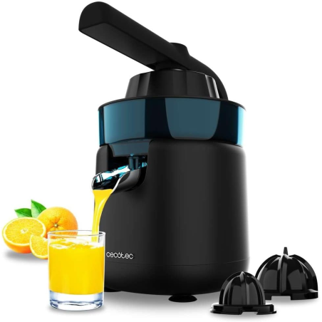 storcator de citrice cecotec essentialvita hyden 120, 120w, 2 conuri, anti picurare