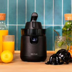 storcator de citrice cecotec essentialvita hyden 120, 120w, 2 conuri, anti picurare