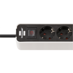 prelungitor brennenstuhl ecolor 4 prize, 2xusb-c, 1.5m negru alb