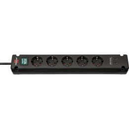 prelungitor brennenstuhl bremounta 5 prize, 2 x usb-c, 3m, buton on off, prindere in suruburi