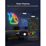 banda led neon govee h61d3 rgbic, inteligenta, 3m, sincronizare muzica, matter, wifi, alexa, google asistant