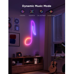banda led neon govee h61d3 rgbic, inteligenta, 3m, sincronizare muzica, matter, wifi, alexa, google asistant