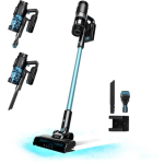 aspirator vertical 3 in 1 rockstar 1500 ray, putere 215w, 25.2v li-ion, 12kpa, autonomie 45min, rezervor 500ml